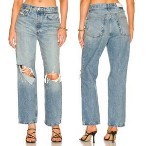 RE/DONE 90s Crop Low Slung Jeans Women’s Size 24 Medium Raf Distressed Casual